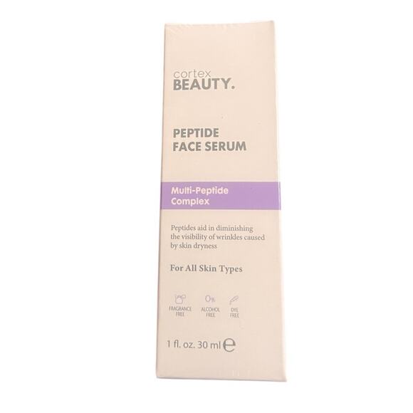 Cortex Beauty Peptide Face Serum 1 fl ounce NWT MRSP $159 Sealed